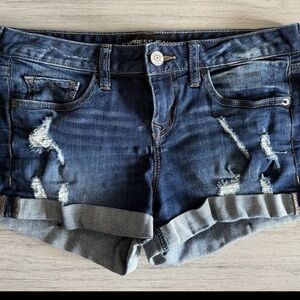 EXPRESS Jean Shorts | “shorties” |Rolled Hem | Distressed Woman’s | Size 2